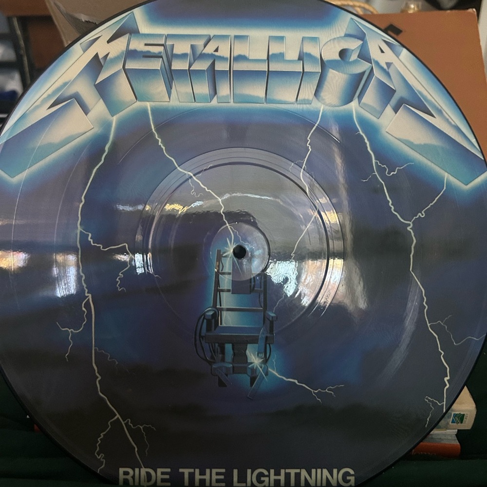 Metallica Ride the Lightning picture disc
